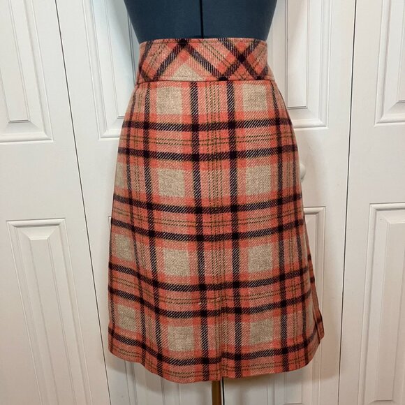 .LL. Bean Favorite Fit Wool Blend Skirt Sz 16 - Picture 5 of 6